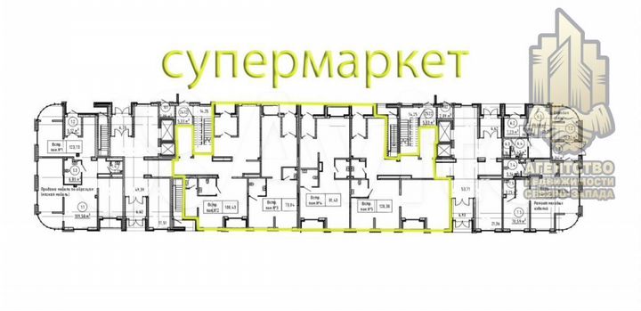 Продажа топ помещения под супермаркет, 391 м2
