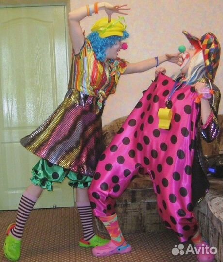 Костюмы аниматоры - клоуны взрослые