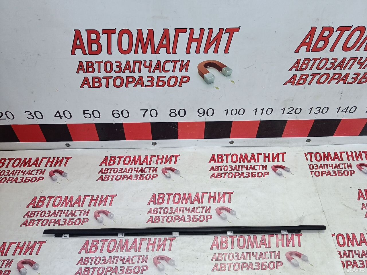 Молдинг стекла двери передней левой Киа Рио X-Line