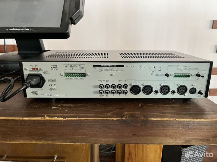 Усилитель трансляционный Apart MA125