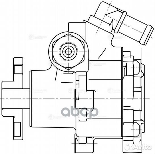 Насос гур для а/м BMW 5 (E60) (03) 2.5i/3.0i