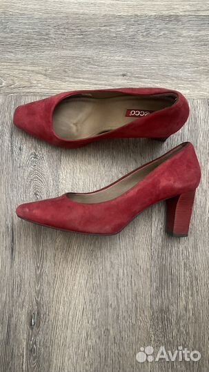 Туфли замшевые