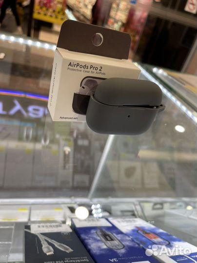 Чехол на AirPods Pro 2 серый