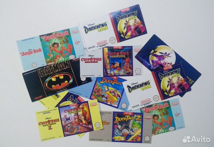 Стикеры Наклейки на картриджы Dendy Sega