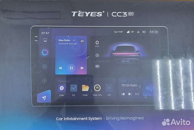 Магнитола Teyes CC3 2K (9,3 дюйма)