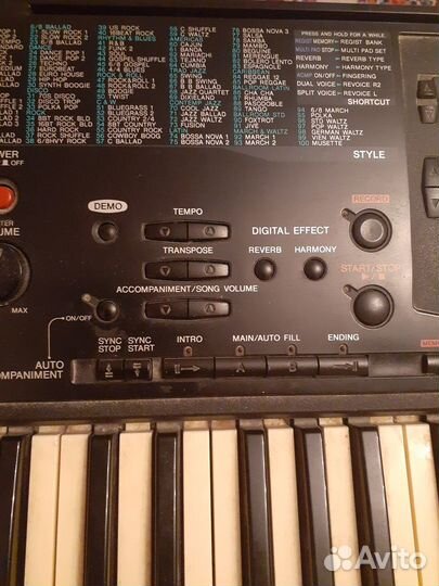 Синтезатор yamaha