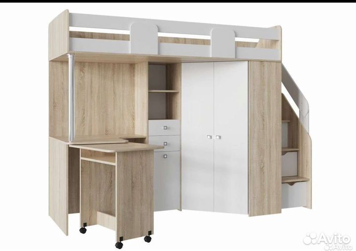 Детская кровать чердак