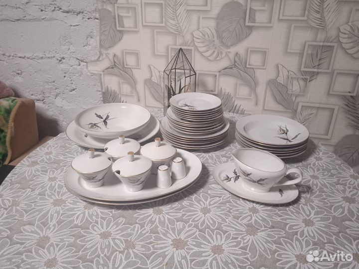 Полный столовый сервиз ГДР