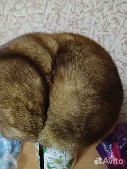 Шапка норковая женская, размер 58