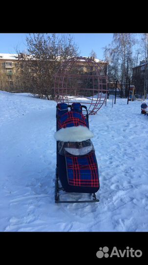 Коляска санки