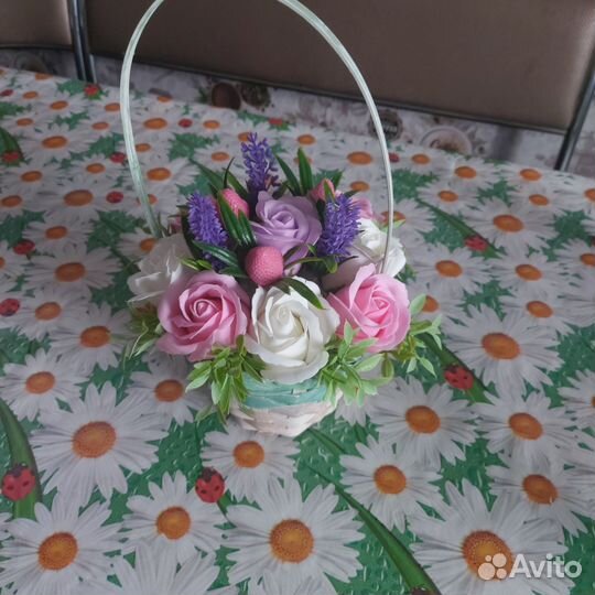 Мыло ручной работы букеты