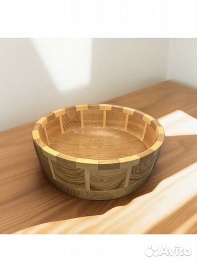 Ваза для фруктов 3,5л из дуба