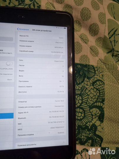 iPad mini 2 retina 3G