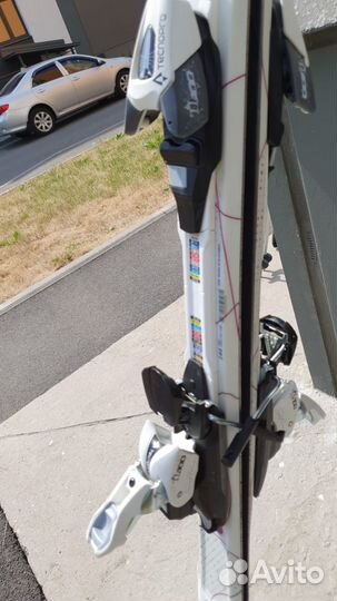 Лыжи горные TechnoPro 144 см c креплениями