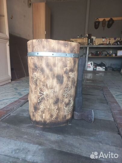 Пень колода для рубки мяса