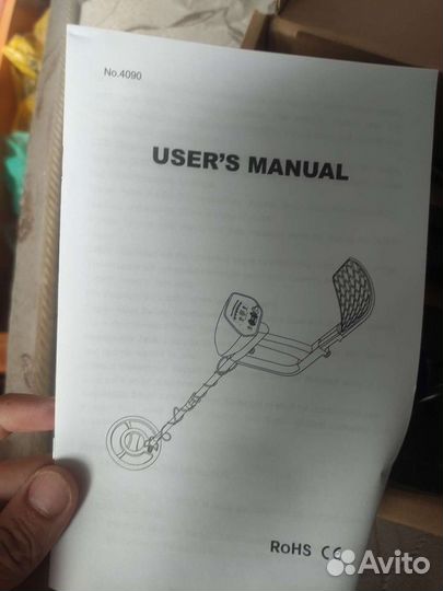 Металлоискатель MD4090 с электронным табло новый