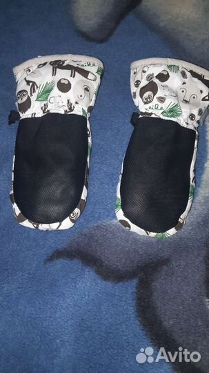 Варежки +пинетки теплые