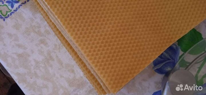 Вощина натуральная пчеловодная Дадан