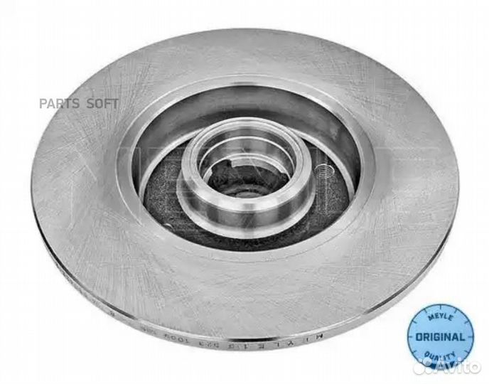 Meyle 115 523 1005 Диск торм.зад.VW golf/jetta/pas