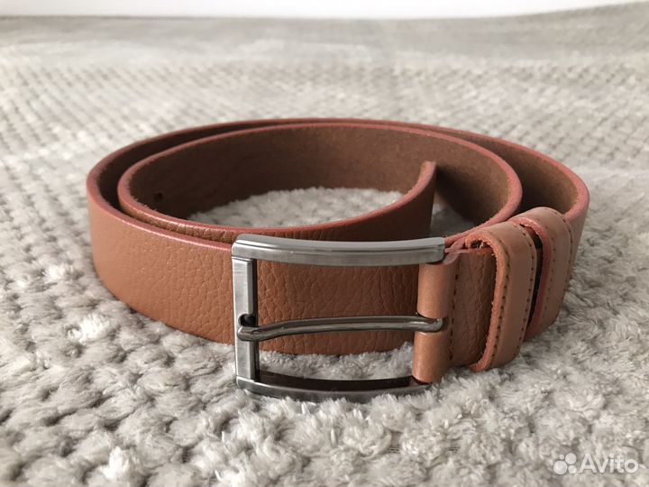 Ремень мужской кожаный