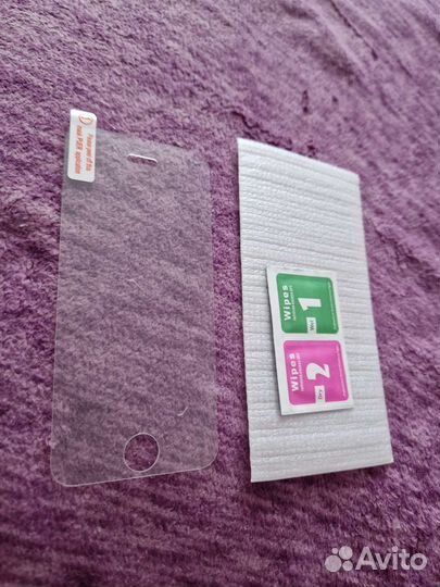 3 защитных стекла на iPhone 5s