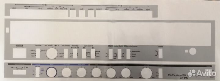 Sharp GF-909,Gf-999 (наклейки)