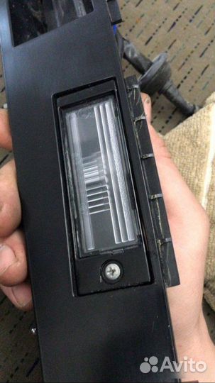 Подсветка номера Kia Mohave 2020