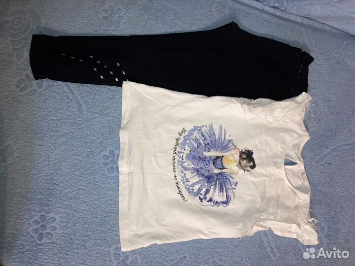 Вещи одежда пакетом для девочки 122 128