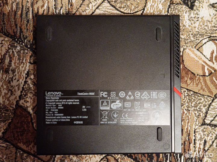 Неттоп мини пк Lenovo ThinkCentre M600