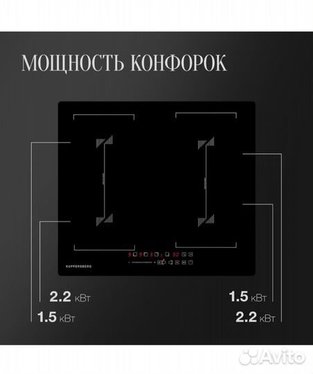 Индукционная панель Kuppersberg ICS 627