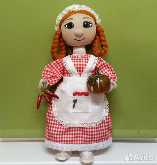 Интерьерная кукла из ткани