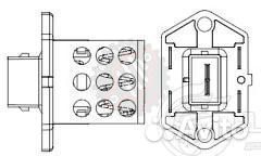 Резистор электровентилятора охлаждения для автомоб