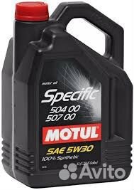 Моторное масло motul Specific VW 504.00/507.0 5w30