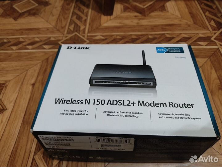 D-link Wireless N 150 adsl2+Modem Router