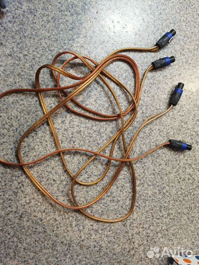 Speakon neutrik с проводами