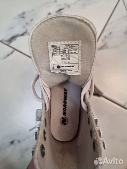 Коньки фигурные для девочки Nordway, 29 размер