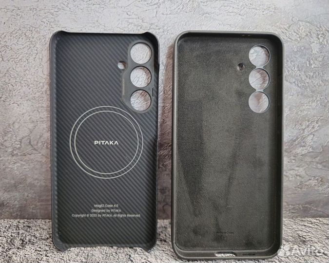 Чехол pitaca black/gray Samsung galaxy s24+