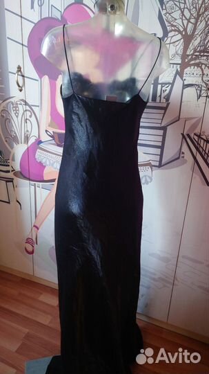 Готическое платье в пол 46 р. Винтаж