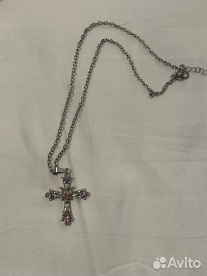Крест бижутерия