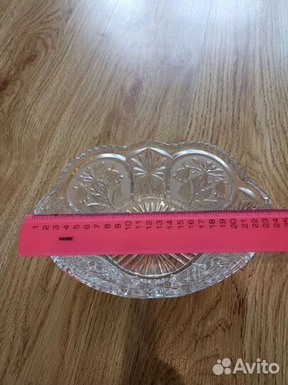 Салатник хрустальный