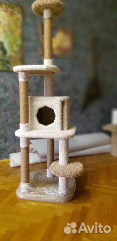 Домик для кошки с когтеточкой