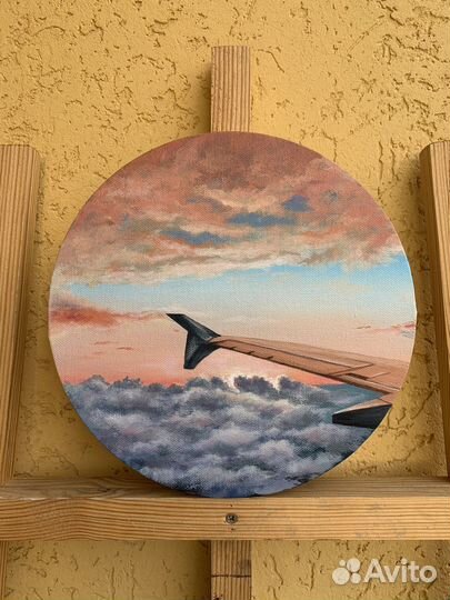 Картина акрилом на холсте