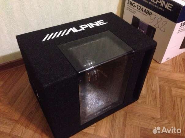 Сабвуфер алпайн 1244