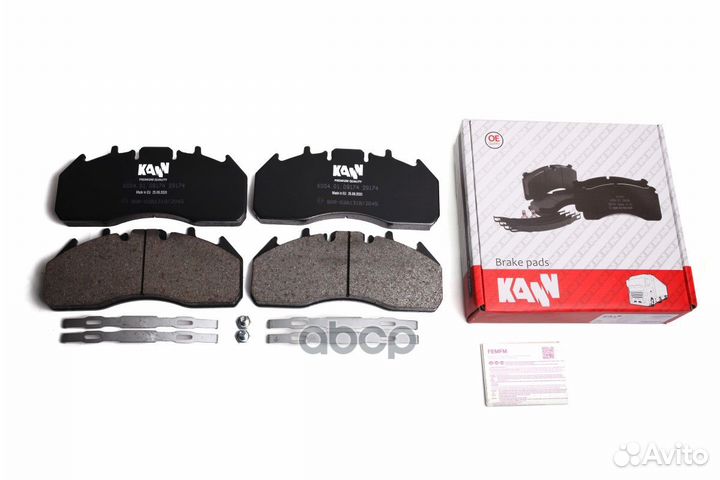 K004.01.09174 колодки диск. 29174 с р/к RVI K00