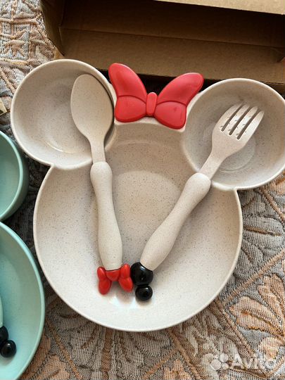 Детская эко посуда для кормления Minnie Mouse