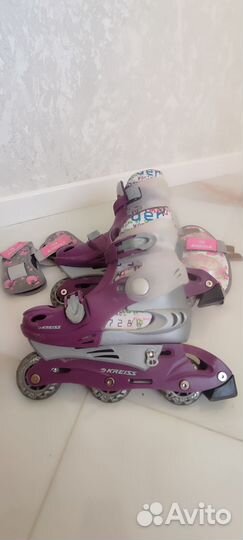 Роликовые коньки с защитой kreiss