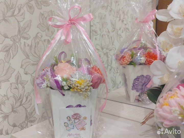 Мыльный букет