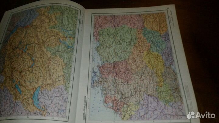 Атлас западная Европа