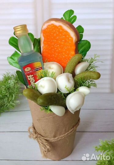 Мужской букет из мыла ручной работы