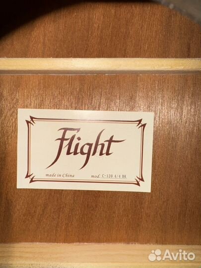 Гитара flight c120 4/4 bk